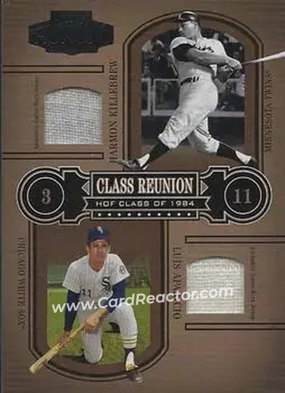 2004 Playoff Honors - Class Reunion Material #CR-7 - Harmon Killebrew - Luis Aparicio - Front