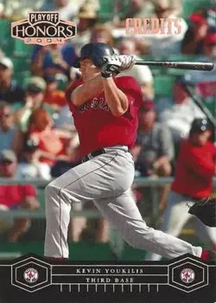2004 Playoff Honors - Credits Bronze #37 - Kevin Youkilis - Boston Red Sox