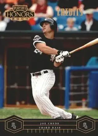 2004 Playoff Honors - Credits Bronze #54 - Joe Crede - Chicago White Sox
