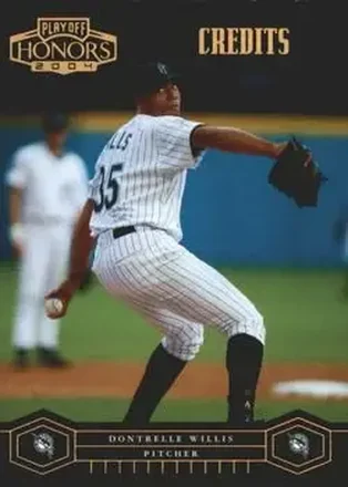 2004 Playoff Honors - Credits Bronze #79 - Dontrelle Willis - Florida Marlins