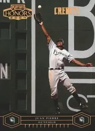 2004 Playoff Honors - Credits Bronze #81 - Juan Pierre - Florida Marlins