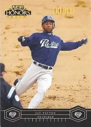 2004 Playoff Honors - Credits Bronze #161 - Jay Payton - San Diego Padres