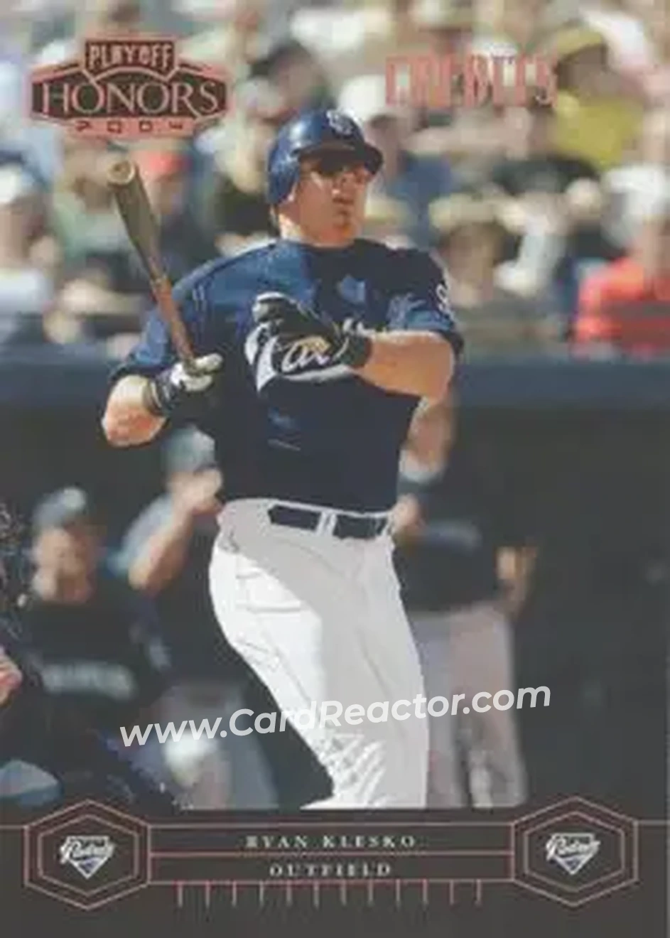 2004 Playoff Honors - Credits Bronze #163 - Ryan Klesko - San Diego Padres - Front 2004 Playoff Honors - Credits Bronze #163 - Ryan Klesko - San Diego Padres - Front