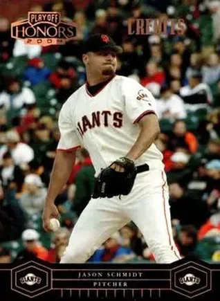 2004 Playoff Honors - Credits Bronze #167 - Jason Schmidt - San Francisco Giants