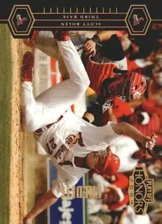 2004 Playoff Honors - Credits Bronze #182 - Scott Rolen - St. Louis Cardinals