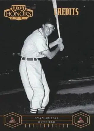 2004 Playoff Honors - Credits Bronze #183 - Stan Musial - St. Louis Cardinals