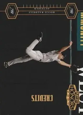 2004 Playoff Honors - Credits Bronze #188 - Rocco Baldelli - Tampa Bay Devil Rays