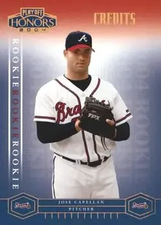 2004 Playoff Honors - Credits Bronze #201 - Jose Capellan - Atlanta Braves