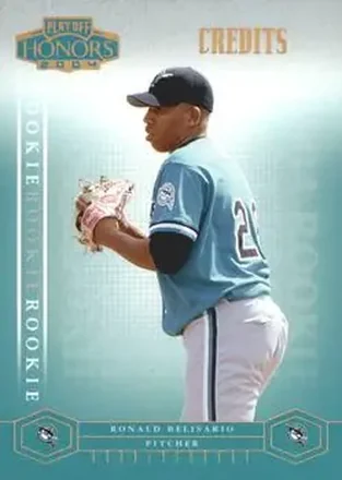 2004 Playoff Honors - Credits Bronze #222 - Ronald Belisario - Florida Marlins