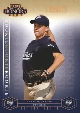 2004 Playoff Honors - Credits Bronze #229 - Chris Oxspring - San Diego Padres