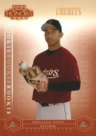 2004 Playoff Honors - Credits Bronze #230 - Fernando Nieve - Houston Astros