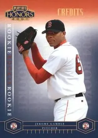 2004 Playoff Honors - Credits Bronze #237 - Jerome Gamble - Boston Red Sox