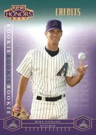 2004 Playoff Honors - Credits Bronze #246 - Mike Gosling - Arizona Diamondbacks