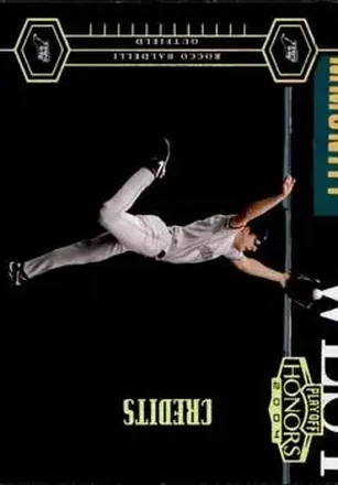 2004 Playoff Honors - Credits Gold #188 - Rocco Baldelli - Tampa Bay Devil Rays