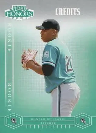2004 Playoff Honors - Credits Silver #222 - Ronald Belisario - Florida Marlins