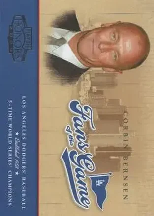 2004 Playoff Honors - Fans of the Game #252FG-2 - Corbin Bernsen - Los Angeles Dodgers