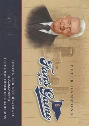 2004 Playoff Honors #253FG-3 Fans of the Game Peter Gammons