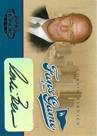 2004 Playoff Honors #252FG-2 Fans of the Game Autographs Corbin Bernsen