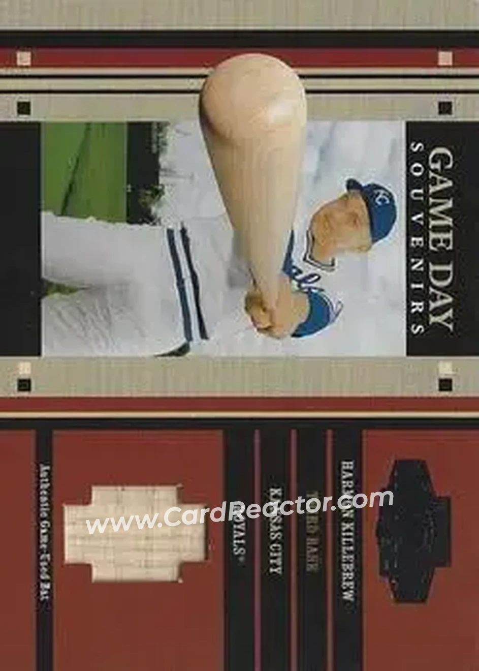2004 Playoff Honors - Game Day Souvenir #GS-10 - Harmon Killebrew - Kansas City Royals - Front 2004 Playoff Honors - Game Day Souvenir #GS-10 - Harmon Killebrew - Kansas City Royals - Front