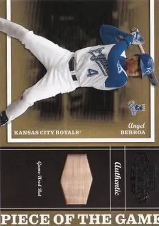 2004 Playoff Honors - Piece of the Game Bat #PG-2 - Angel Berroa - Kansas City Royals