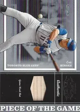 2004 Playoff Honors - Piece of the Game Bat #PG-10 - Eric Hinske - Toronto Blue Jays