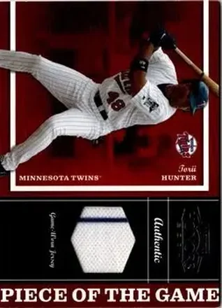 2004 Playoff Honors - Piece of the Game Jersey #PG-25 - Torii Hunter - Minnesota Twins
