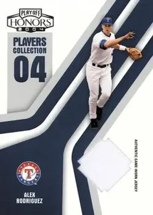 2004 Playoff Honors - Players Collection Jersey Blue #PC-7 - Alex Rodriguez - Texas Rangers