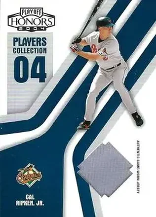2004 Playoff Honors - Players Collection Jersey Blue #PC-13 - Cal Ripken - Baltimore Orioles