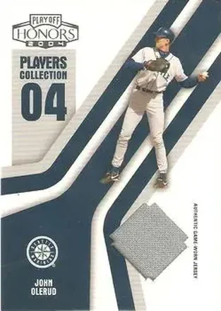 2004 Playoff Honors - Players Collection Jersey Blue #PC-42 - John Olerud - Seattle Mariners