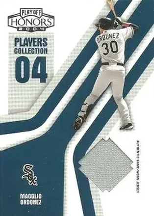 2004 Playoff Honors - Players Collection Jersey Blue #PC-54 - Magglio Ordonez - Chicago White Sox