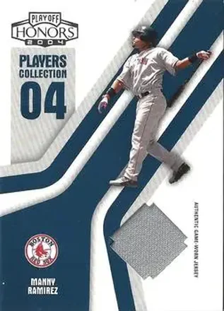 2004 Playoff Honors - Players Collection Jersey Blue #PC-55 - Manny Ramirez - Boston Red Sox
