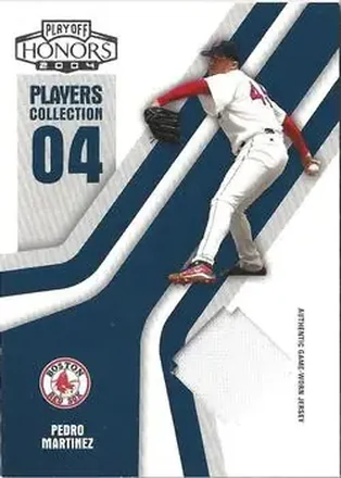 2004 Playoff Honors - Players Collection Jersey Blue #PC-69 - Pedro Martinez - Boston Red Sox