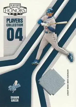 2004 Playoff Honors - Players Collection Jersey Blue #PC-89 - Shawn Green - Los Angeles Dodgers