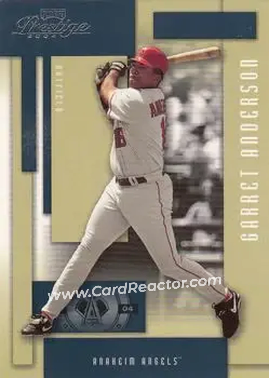 2004 Playoff Prestige #2 - Garret Anderson - Anaheim Angels - Front