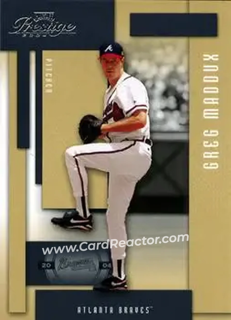 2004 Playoff Prestige #18 - Greg Maddux - Atlanta Braves - Front