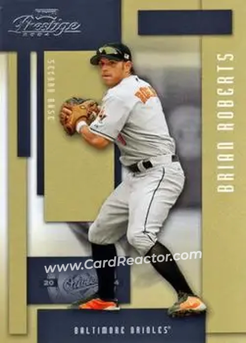 2004 Playoff Prestige #23 - Brian Roberts - Baltimore Orioles - Front 2004 Playoff Prestige #23 - Brian Roberts - Baltimore Orioles - Front