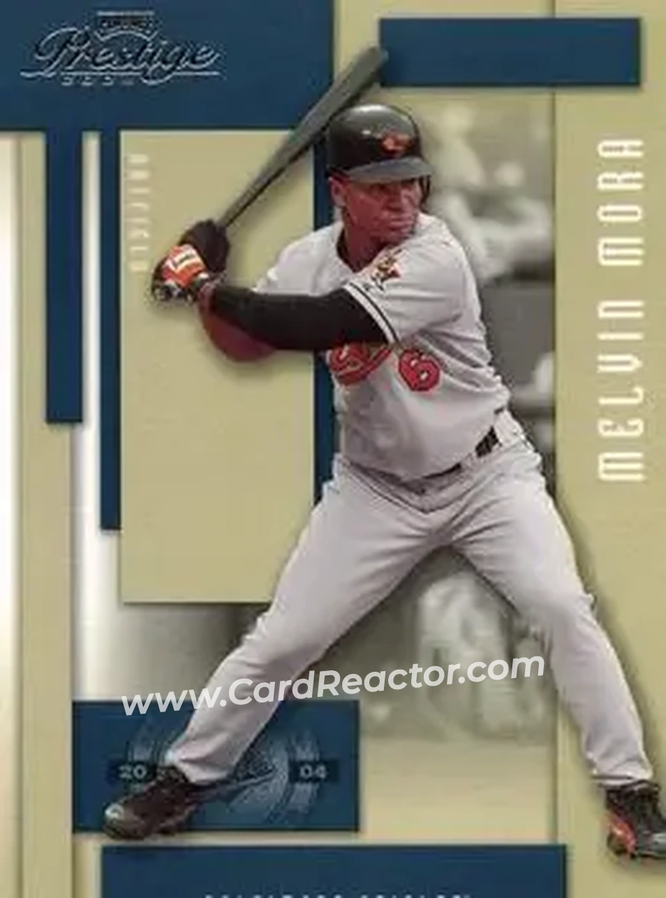 2004 Playoff Prestige #27 - Melvin Mora - Baltimore Orioles - Front 2004 Playoff Prestige #27 - Melvin Mora - Baltimore Orioles - Front