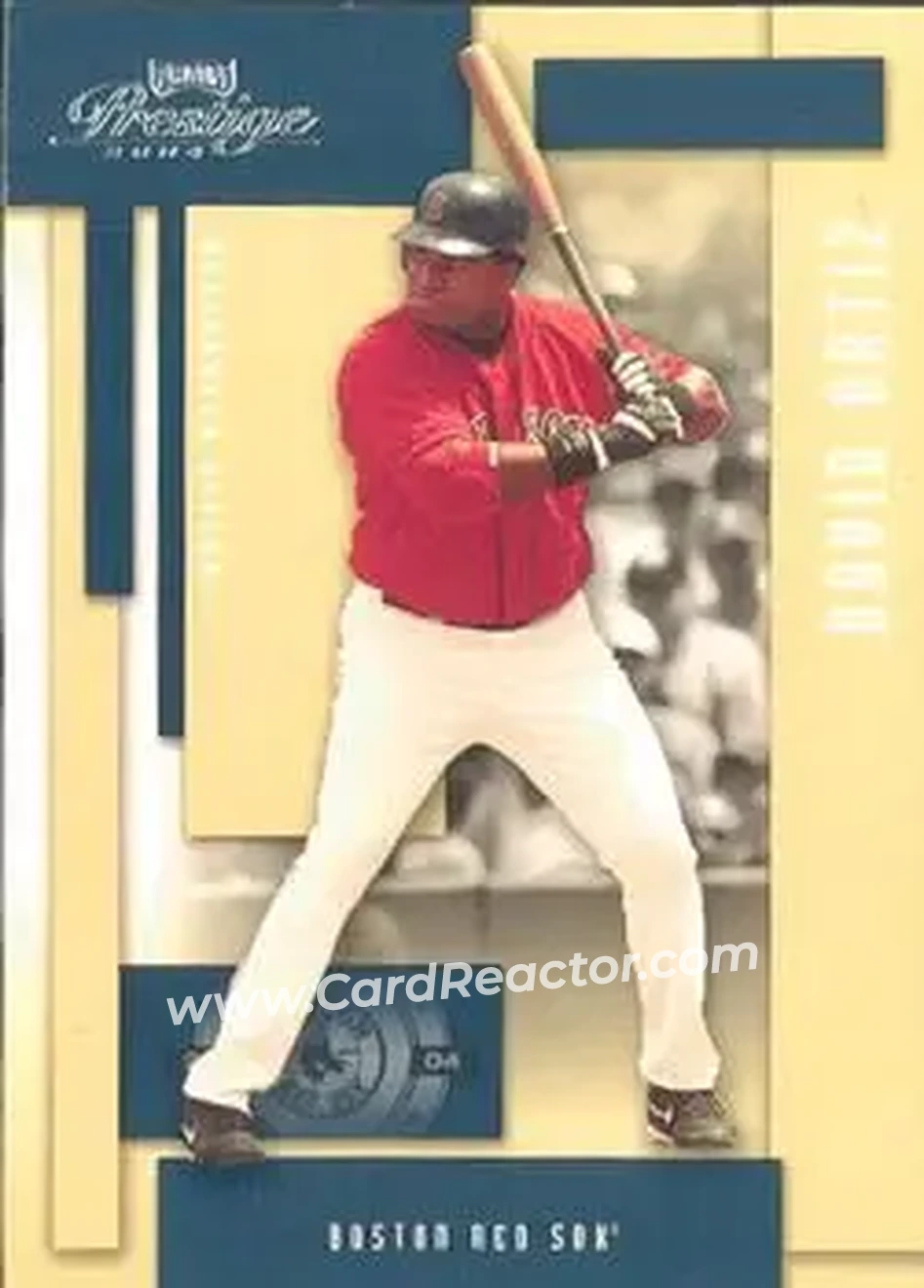 2004 Playoff Prestige #30 - David Ortiz - Boston Red Sox - Front 2004 Playoff Prestige #30 - David Ortiz - Boston Red Sox - Front