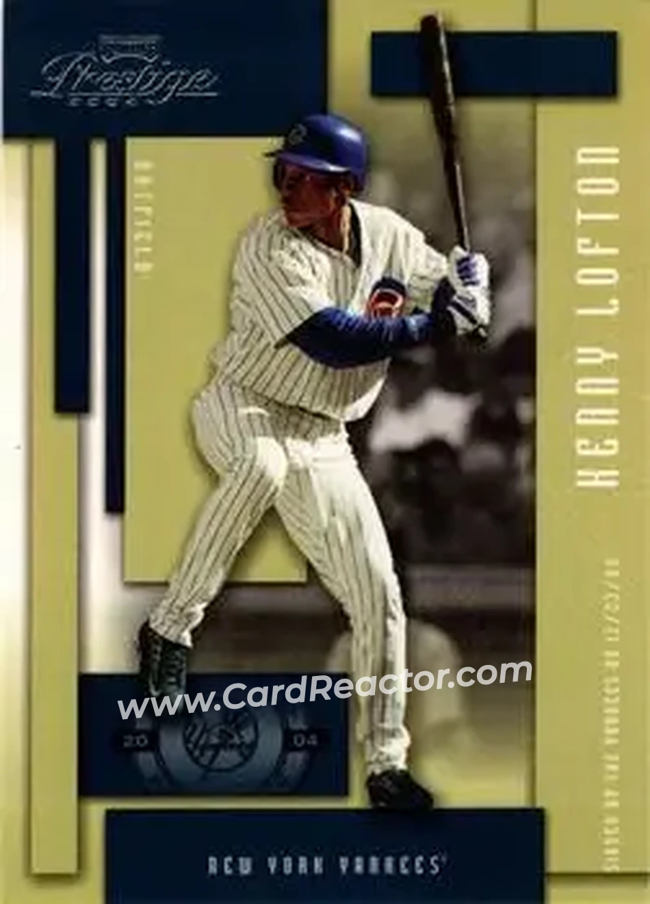 2004 Playoff Prestige #41 - Kenny Lofton - New York Yankees - Front 2004 Playoff Prestige #41 - Kenny Lofton - New York Yankees - Front