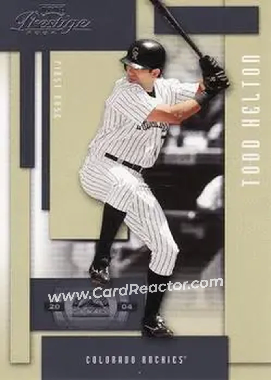 2004 Playoff Prestige #68 - Todd Helton - Colorado Rockies - Front 2004 Playoff Prestige #68 - Todd Helton - Colorado Rockies - Front