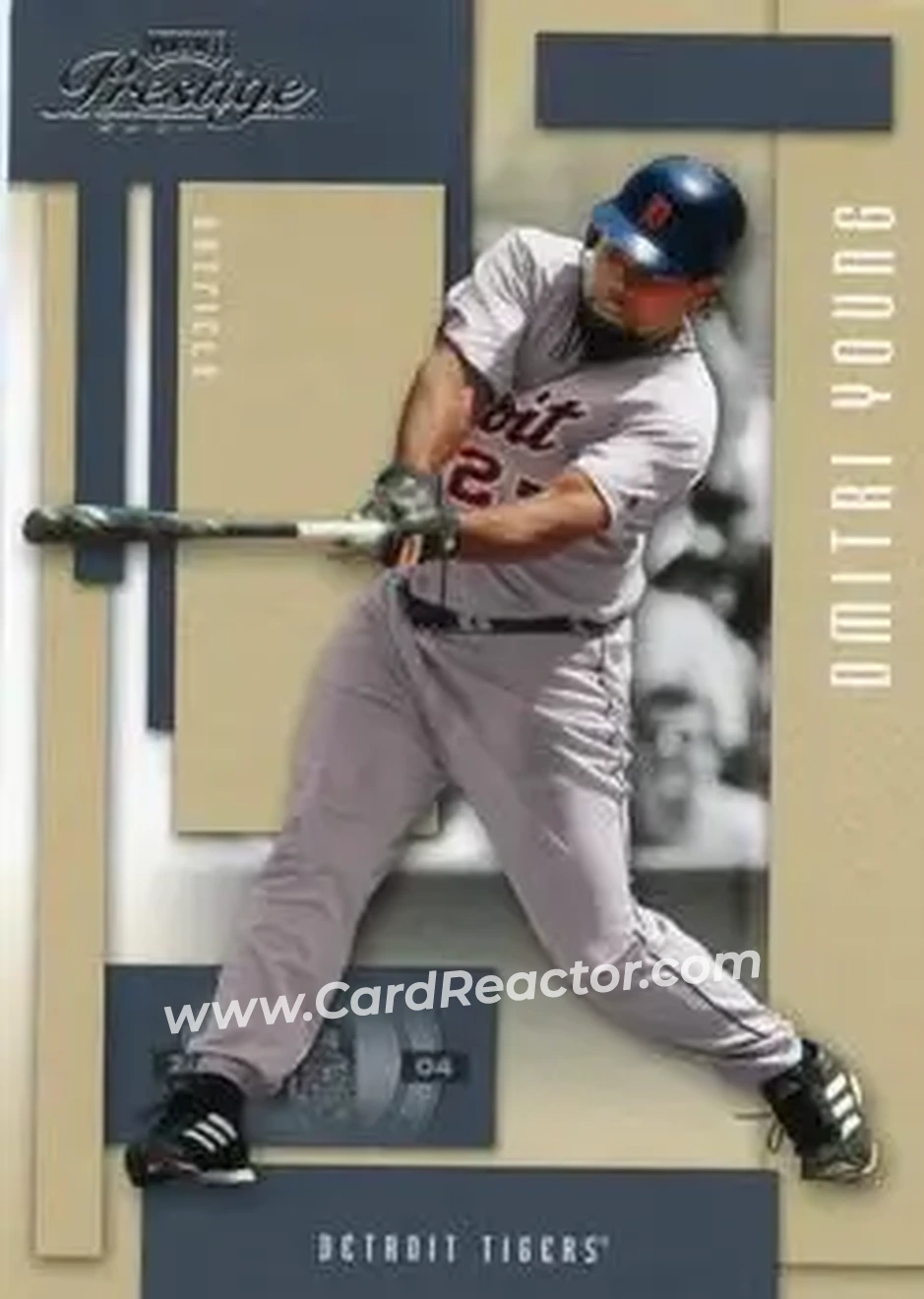 2004 Playoff Prestige #71 - Dmitri Young - Detroit Tigers - Front