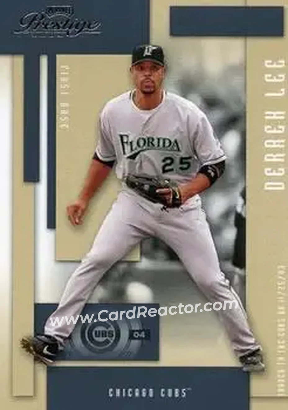 2004 Playoff Prestige #74 - Derrek Lee - Chicago Cubs - Front