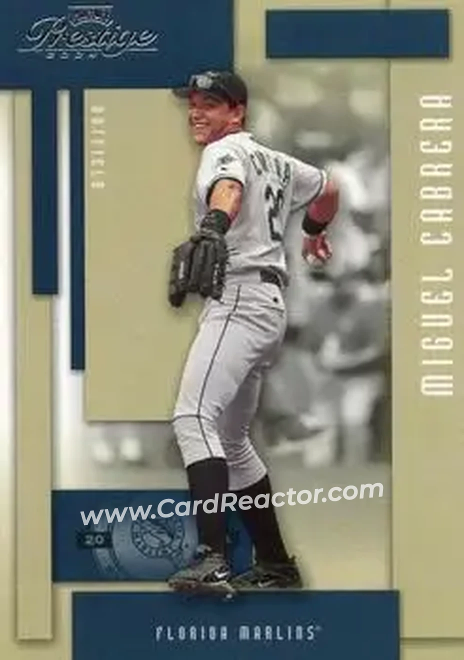 2004 Playoff Prestige #79 - Miguel Cabrera - Florida Marlins - Front