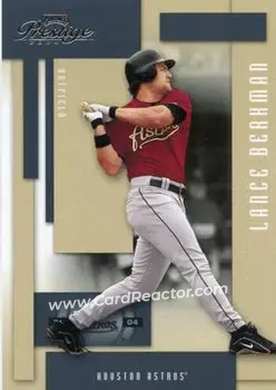 2004 Playoff Prestige #85 - Lance Berkman - Houston Astros - Front