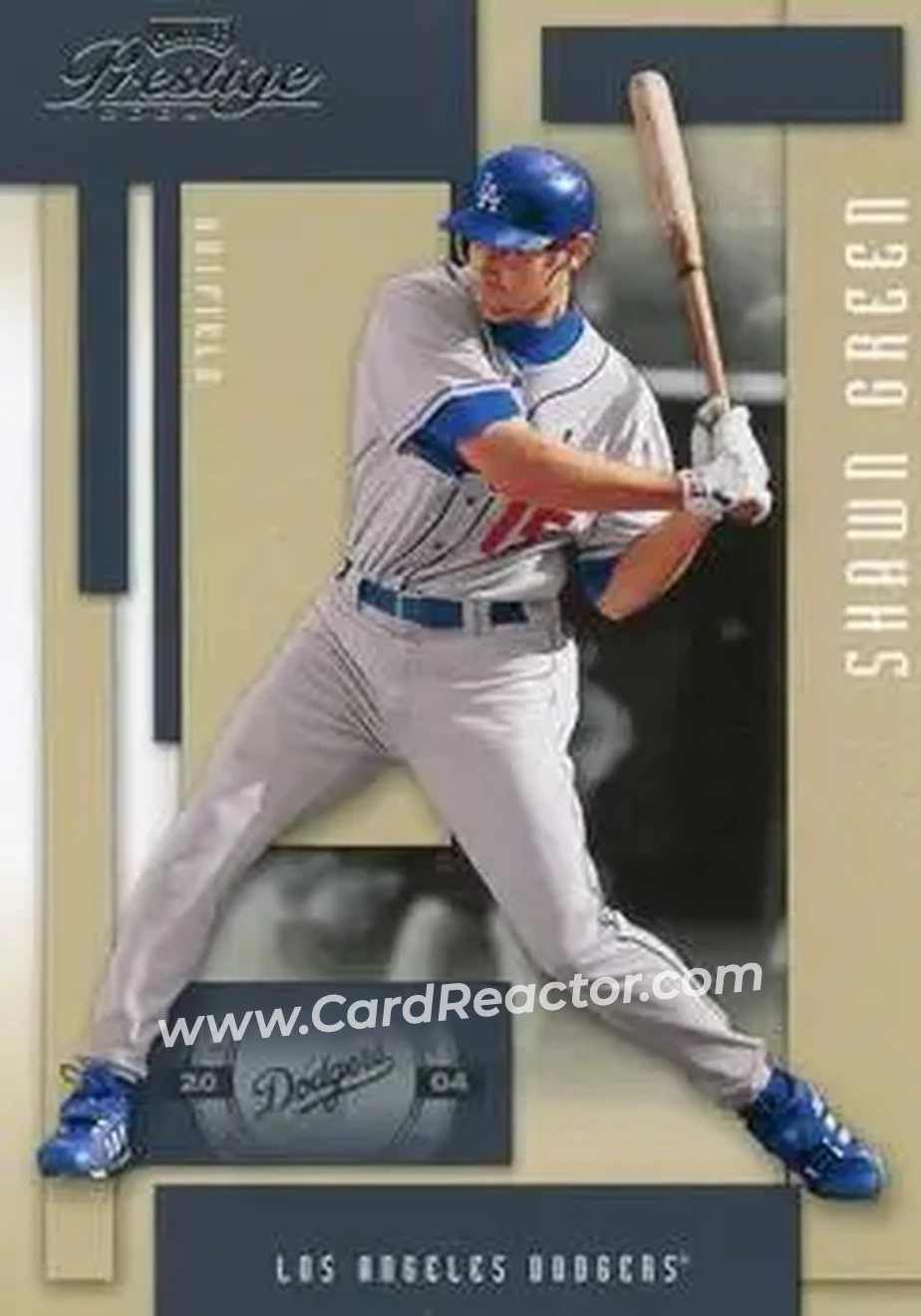2004 Playoff Prestige #99 - Shawn Green - Los Angeles Dodgers - Front
