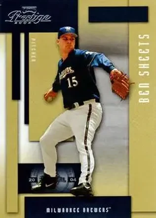 2004 Playoff Prestige #100 - Ben Sheets - Milwaukee Brewers