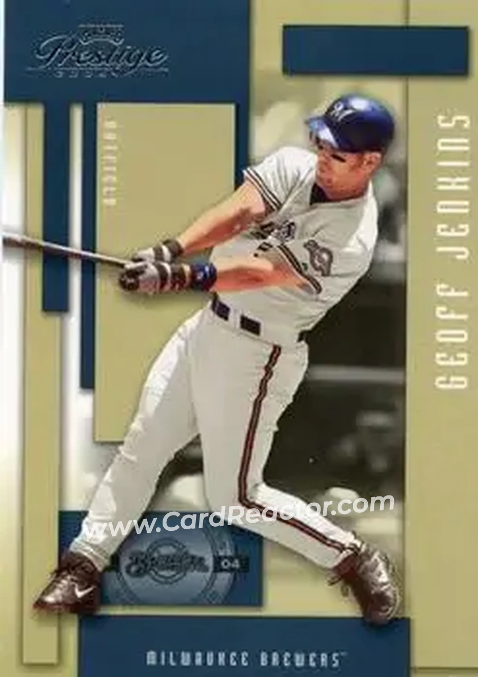 2004 Playoff Prestige #101 - Geoff Jenkins - Milwaukee Brewers - Front