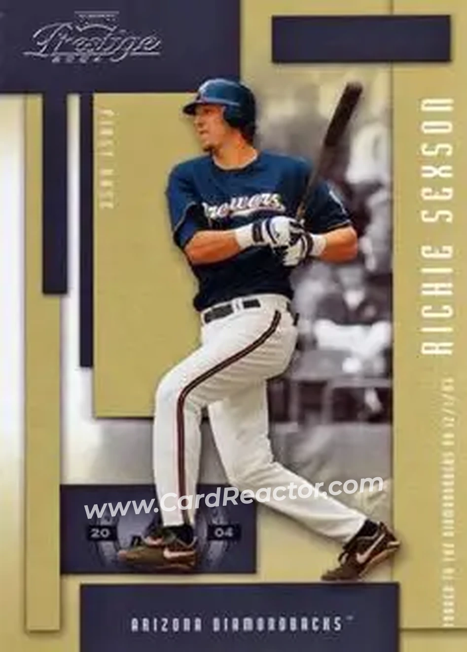2004 Playoff Prestige #102 - Richie Sexson - Milwaukee Brewers - Front