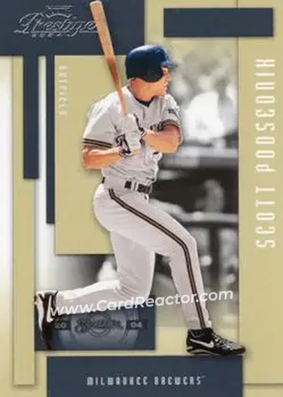 2004 Playoff Prestige #104 - Scott Podsednik - Milwaukee Brewers - Front 2004 Playoff Prestige #104 - Scott Podsednik - Milwaukee Brewers - Front