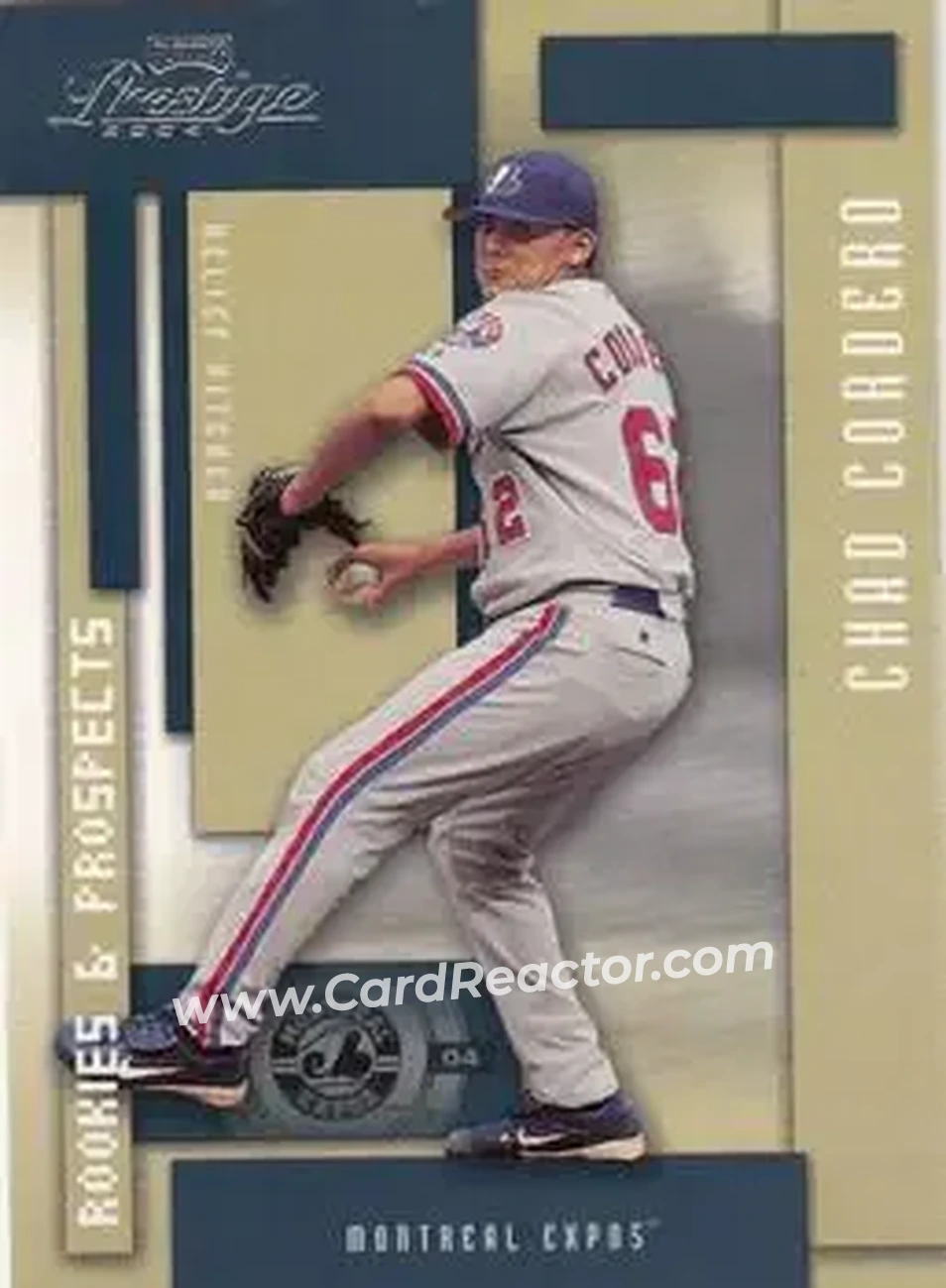 2004 Playoff Prestige #110 - Chad Cordero - Montreal Expos - Front